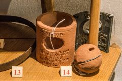 A 1919 clay mousetrap