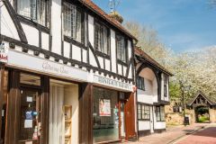 Attractive period shops on Church Street
