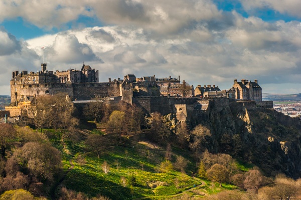 Edinburgh Castle from the Scott Monument