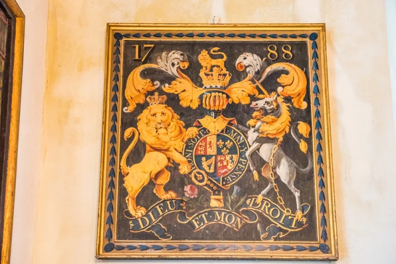 Royal coat of arms of George III, 1788