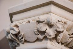 Beautifully carved nave capitals