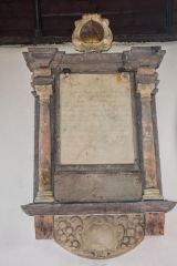 Wall monument to Paus Speccott of Penheale, 1644