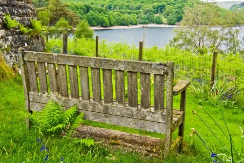 Looking over an Elan Valley reservoir