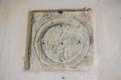 Eldon, St John's Church, A consecration cross incised stone