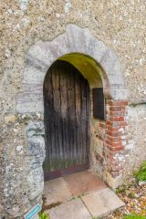 Eldon, St John's Church, The simple round-headed Norman doorway