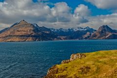 Prince Charlie's Cave, Looking towards the Black Cuillins on the way back to Elgol