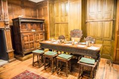 The panelled parlour