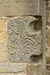 Pre-Norman cross built into the porch