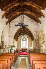 Looking east down the nave