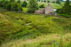 Looking down from atop the castle motte