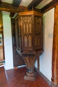 The pulpit from Elstow Abbey