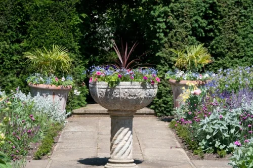 The formal gardens
