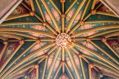 The lantern tower painted ceiling