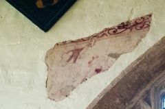 Fragment of a 14th-century wall painting