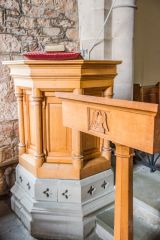 The pulpit and lectern
