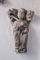Norman carving of St Peter