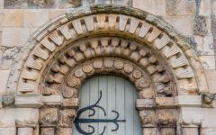 The Norman tower doorway