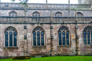 The nave and clerestory of St Peters, Evercreech