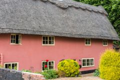 A thatched cottage on Buckshorn Lane