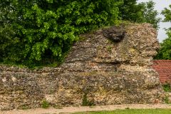Remains of the curtain wall