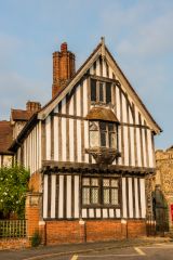 Eye Guildhall, late evening