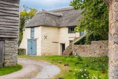 A historic thatched outbuilding