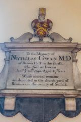 Memorial to Nicholas Gwyn, 1798
