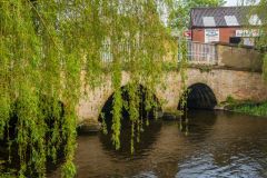 Fakenham, An old bridge across the Wensum on Bridge street