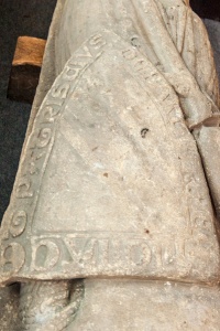 Shield detail from the effigy