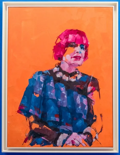 Portrait of the museum founder, Dame Zandra Rhodes