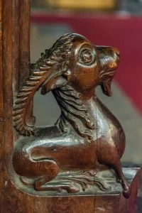 Antelope bench end