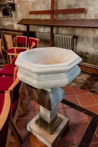 The restored Georgian font