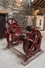 A 19th-century boat winch