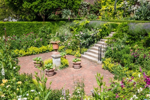 The beautiful sunken garden