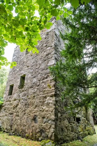 The surviving south-west tower