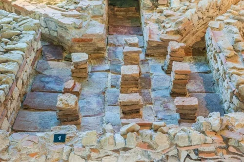 A well-preserved Roman hypocaust system