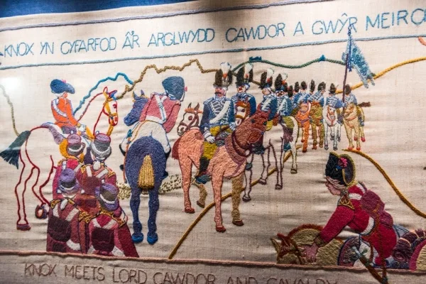 The Last Invasion Tapestry at Fishguard Library