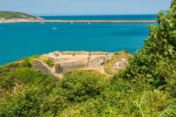 Fishguard Fort from the coastal path