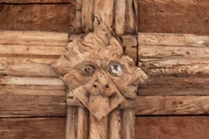 Green Man roof boss