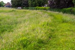 On the rim of the disc barrow