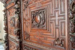 A beautifully carved Jacobean panel