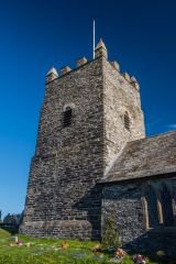 The west tower, restored 1750