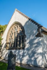 The west gable end of Fortingall Church