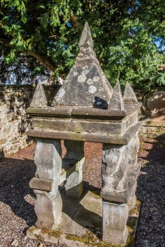 The old kirk's 1768 belfry