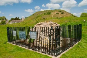 Mary, Queen of Scots memorial at Fotheringhay Castle