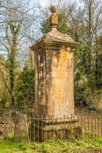The Gloucestershire (west) face of the stone