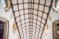 Fowey, St Fimbarrus Church, The Elizabethan wagon roof