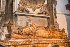 Fowey, St Fimbarrus Church, Elizabethan memorial to John Rashleigh