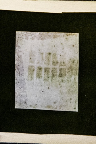 The oldest photographic negative in the world