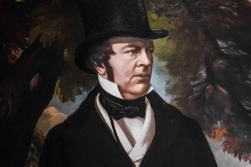 A portrait of William Henry Fox Talbot